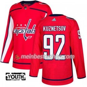 Washington Capitals Evgeny Kuznetsov 92 Adidas 2017-2018 Rot Trikot Authentic - Kinder